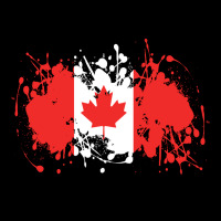 Canada Flag Ink Spatter Vectors Pocket T-shirt | Artistshot