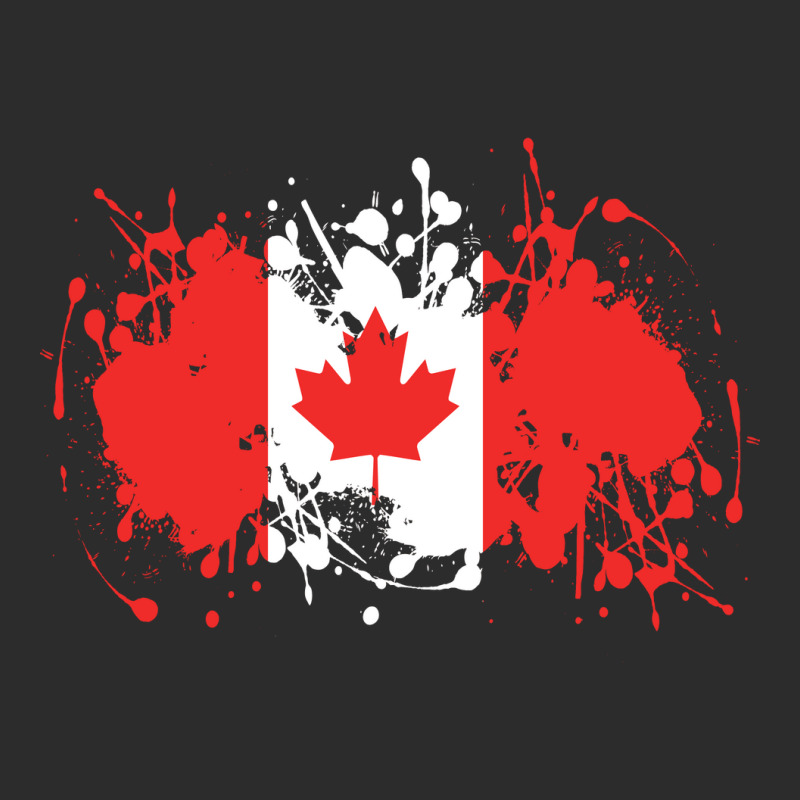 Canada Flag Ink Spatter Vectors Exclusive T-shirt | Artistshot