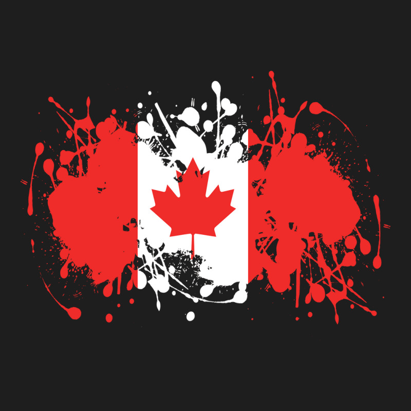 Canada Flag Ink Spatter Vectors Classic T-shirt | Artistshot