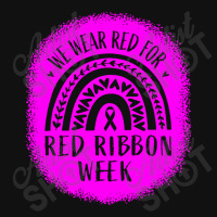 Red Ribbon Week Awareness Portrait Canvas Print | Artistshot