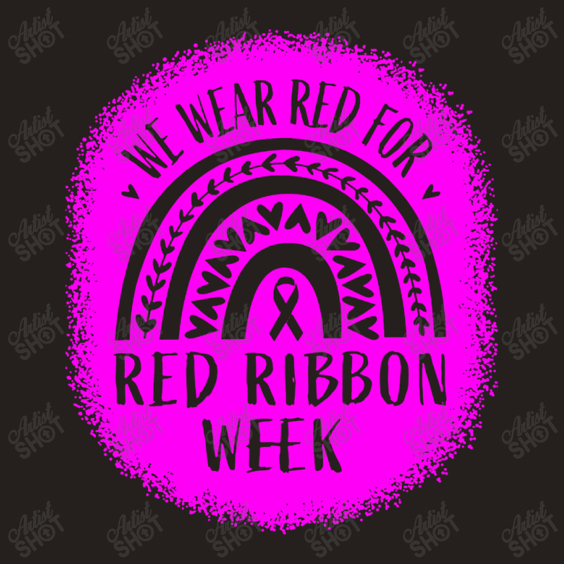 Red Ribbon Week Awareness Tank Top | Artistshot