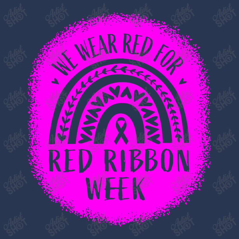 Red Ribbon Week Awareness Men Denim Jacket | Artistshot