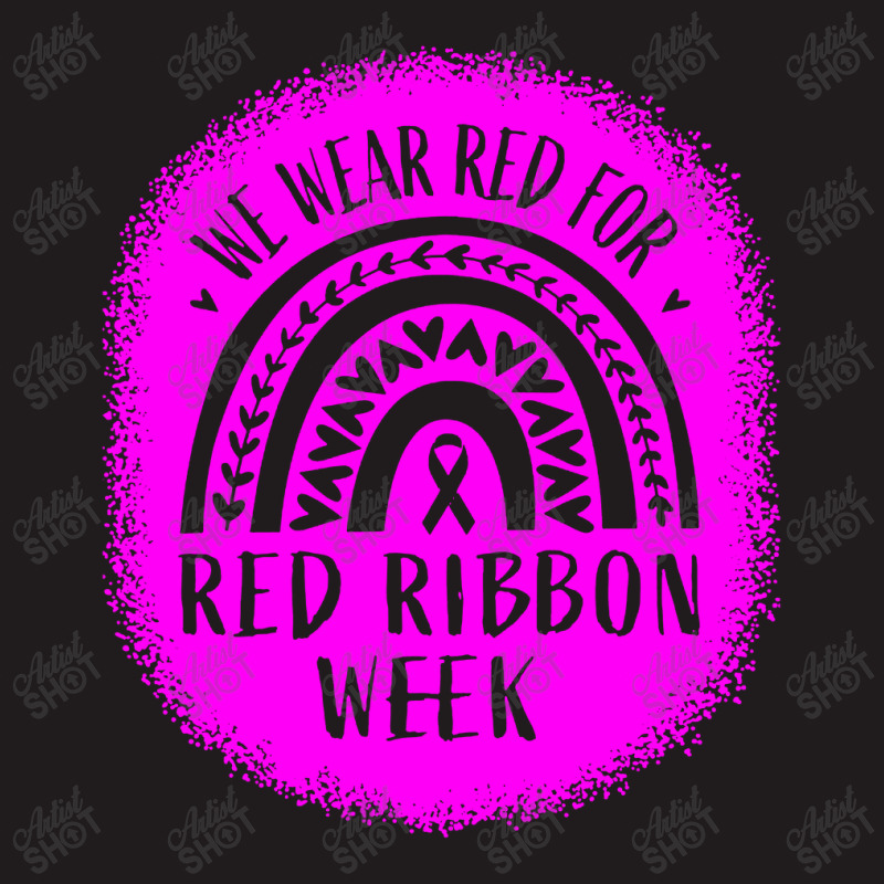 Red Ribbon Week Awareness Waist Apron | Artistshot