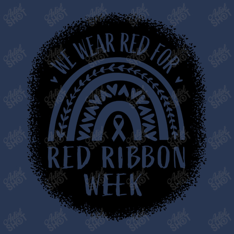 Red Ribbon Week Awareness Men Denim Jacket | Artistshot