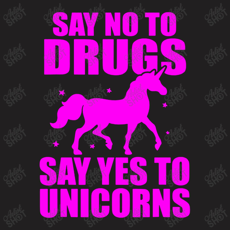 Red Yes To Unicorns Ribbon Week T-shirt | Artistshot