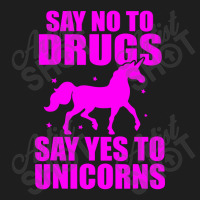 Red Yes To Unicorns Ribbon Week Classic T-shirt | Artistshot