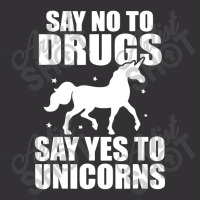 Red Yes To Unicorns Ribbon Week Vintage Hoodie | Artistshot