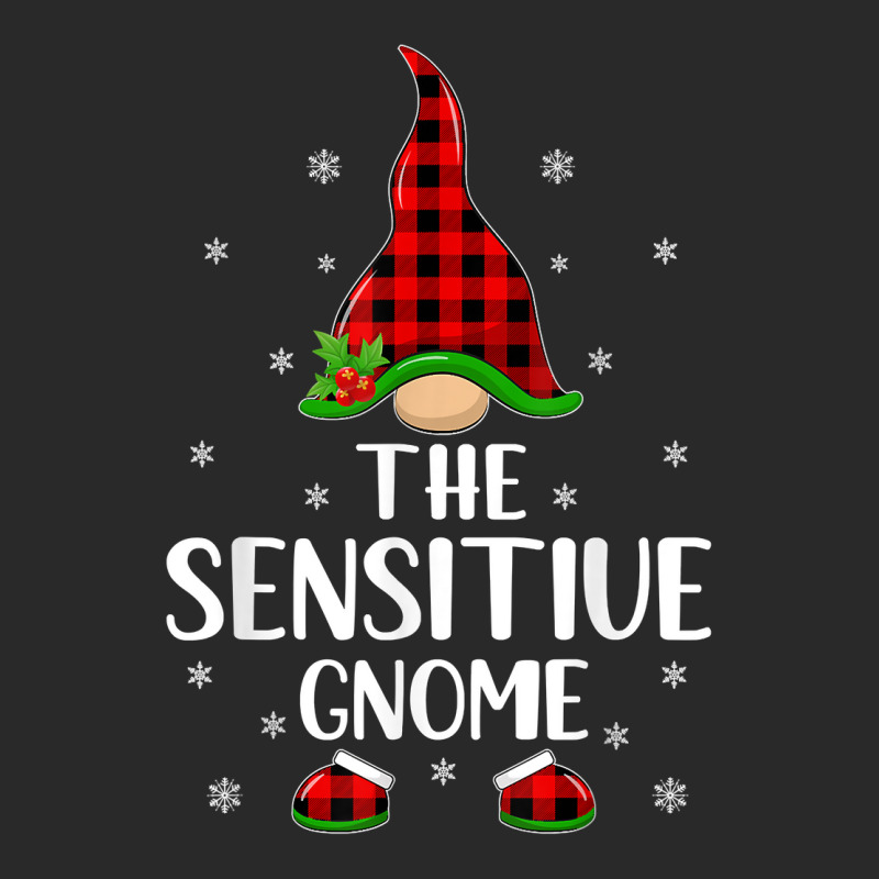 Matching Family Buffalo Plaid The Sensitive Gnome Christmas T Shirt Printed hat by cm-arts | Artistshot