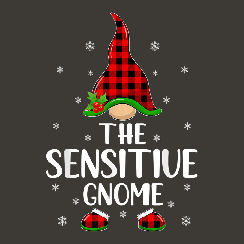 Matching Family Buffalo Plaid The Sensitive Gnome Christmas T Shirt Bucket Hat by cm-arts | Artistshot