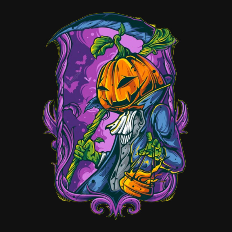 So Awesome Pumpkin Reaper Design Shield S Patch | Artistshot