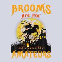 Funny Brooms Are For Amateurs Witch Riding Horse Halloween Fleece Short | Artistshot