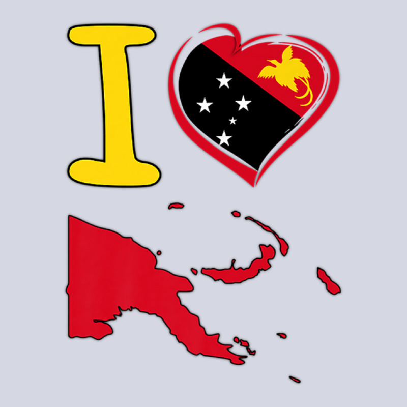 I Love Papua New Guinea. Guinean Flag In Shape Of A Heart Fleece Short | Artistshot