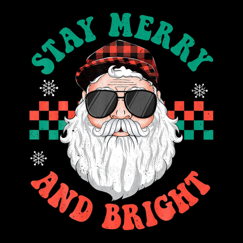 Stay merry and bright coffee mug/retro groovy santa claus mug cup