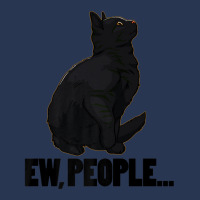 Ew People ... Black Cat Funny Pet Lover Men Dark Cat Ladies Denim Jacket | Artistshot