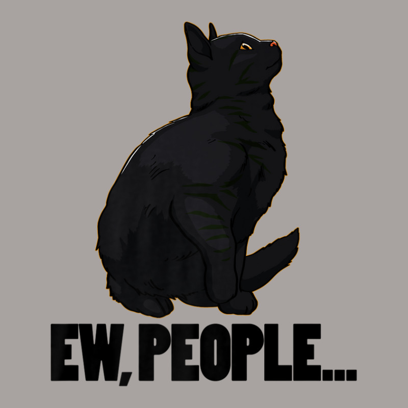 Ew People ... Black Cat Funny Pet Lover Men Dark Cat Racerback Tank by katharinemcmichael90 | Artistshot