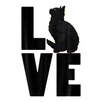 Love Black Cat Funny Pet Lover Men Dark Cat Stainless Steel Water Bottle | Artistshot