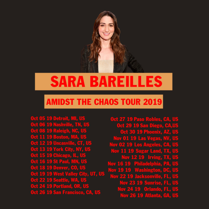 Sara Bareilles Tour 2019 Tank Top by cerajaxe880811rk | Artistshot