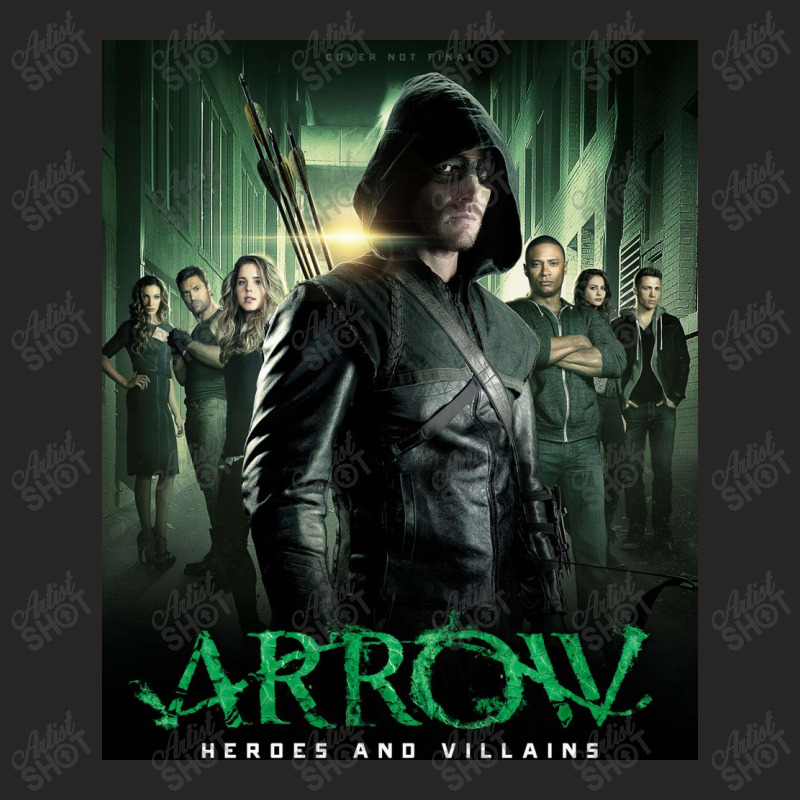 Heroes Arrow Final Cover Ladies Fitted T-Shirt by jajungka | Artistshot