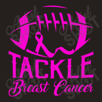 Tackle Awareness American Football Pink Ribbon Tank Top | Artistshot