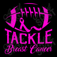 Tackle Awareness American Football Pink Ribbon Zipper Hoodie | Artistshot