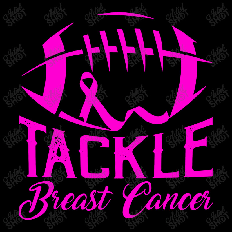 Tackle Awareness American Football Pink Ribbon Zipper Hoodie | Artistshot