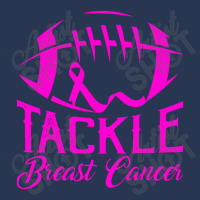 Tackle Awareness American Football Pink Ribbon Men Denim Jacket | Artistshot