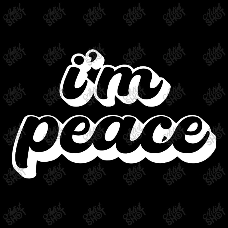 I Come In Peace  I'm Peace Adjustable Cap | Artistshot