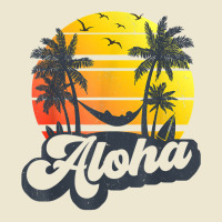 Aloha Hawaii Hawaiian Island Shirt Palm Trees Beach Vacation T Shirt Cropped Hoodie | Artistshot