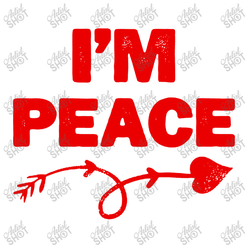 I'm Peace Apparels Funny Couple's Matching Sticker | Artistshot