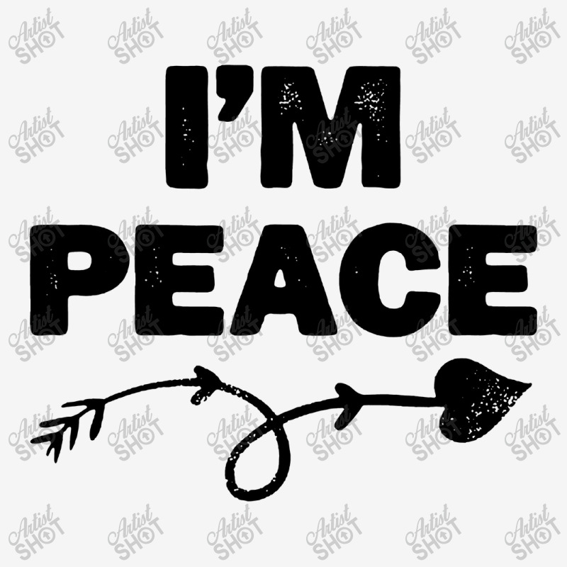 I'm Peace Apparels Funny Couple's Matching Throw Pillow | Artistshot