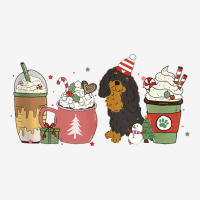 Cavalier Coffee Latte Winter Christmas Cavie Dog Mom Holiday Tank Top Round Patch | Artistshot