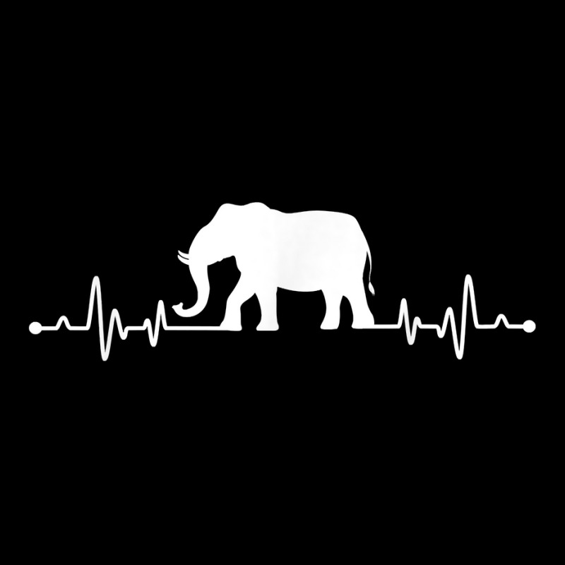 Elephant Hearbeat   Zookeeper Zoologist Animal Whisperer T Shirt Women's V-Neck T-Shirt by cm-arts | Artistshot