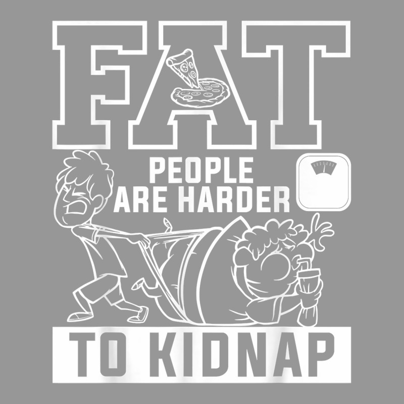 Fat People Are Harder To Kidnap Weight Loss Workout T Shirt Women's V-Neck T-Shirt by klaasmis | Artistshot