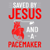 Saved By Jesus And A Pacemaker Heart Disease Awareness Funny T Shirt Youth 3/4 Sleeve | Artistshot