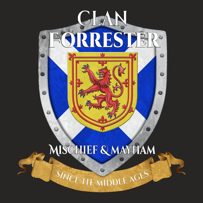 Forrester Scottish Family Clan Scotland Shield Long Sleeve T Shirt Ladies Fitted T-Shirt by klaasmis | Artistshot