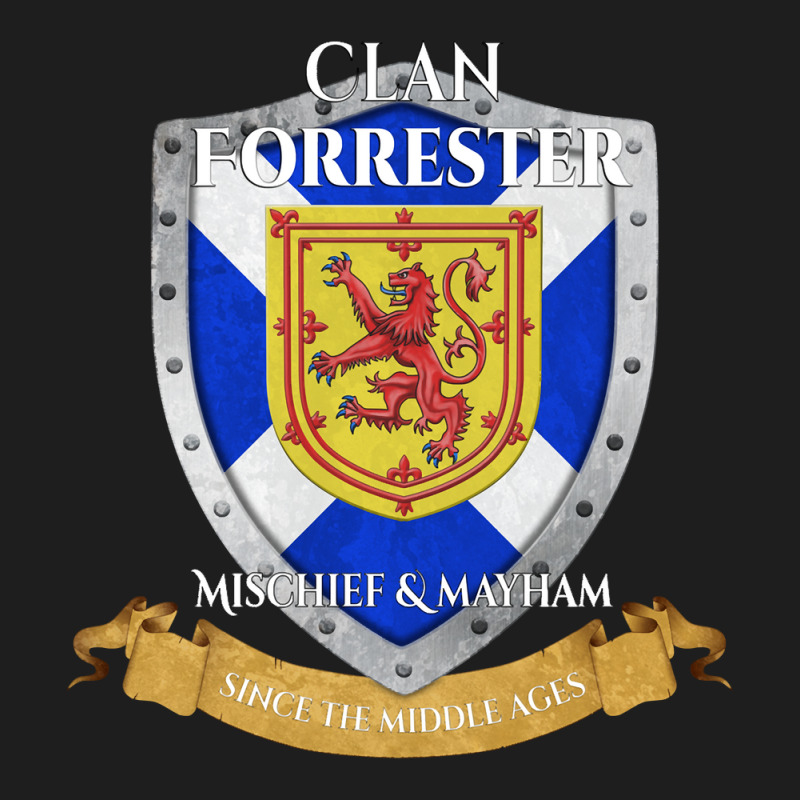 Forrester Scottish Family Clan Scotland Shield Long Sleeve T Shirt Classic T-shirt by klaasmis | Artistshot