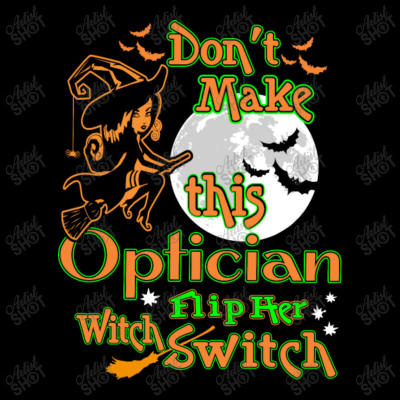 Optician Flip Her Witch Switch Halloween Tshirt Fleece Short | Artistshot