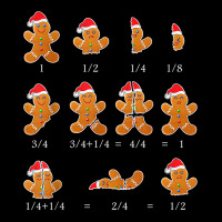 Christmas Math Teacher Equation Gingerbread With Santa Hat T Shirt Adjustable Cap | Artistshot