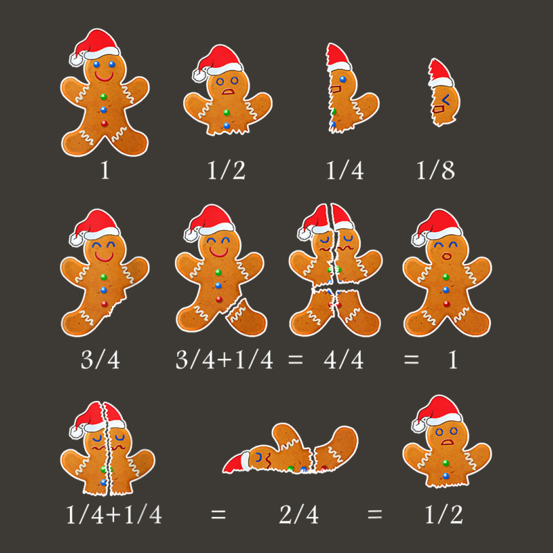 Christmas Math Teacher Equation Gingerbread With Santa Hat T Shirt Bucket Hat by cm-arts | Artistshot