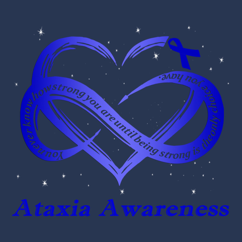 I Wear Blue For Ataxia Awareness Warrior Pullover Hoodie Ladies Denim Jacket by cm-arts | Artistshot