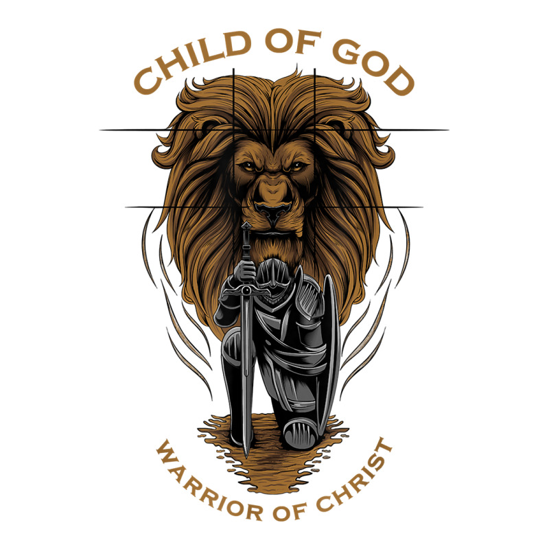 Child Of God Warrior Of Christ Jesus Christian Faith Graphic T Shirt Long Sleeve Baby Bodysuit | Artistshot