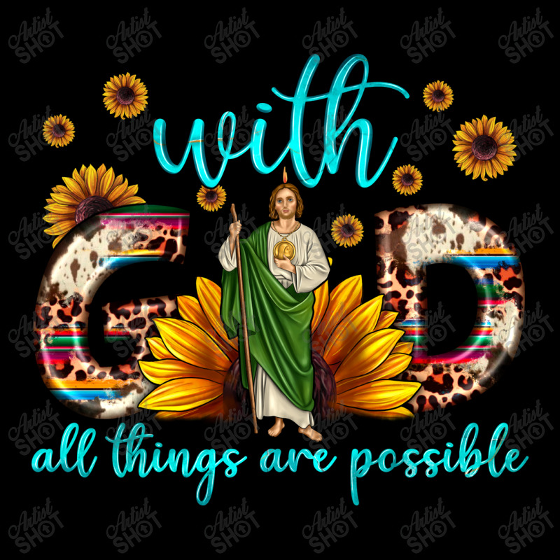 With God All Things Are Possible Matthew 19 26 Zipper Hoodie | Artistshot