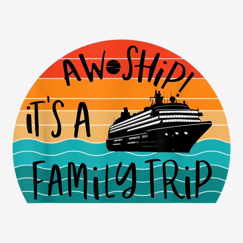 Aw Ship! It's A Family Trip Funny Vacation Cruise T Shirt 15 Oz Coffee ...