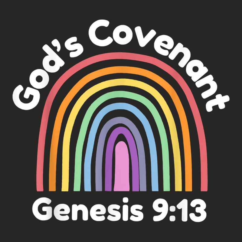 God’s Covenant Rainbow  Genesis 913 Christian T Shirt Ladies Fitted T-Shirt by cm-arts | Artistshot