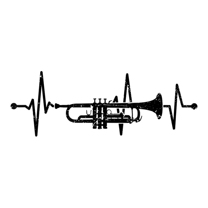 Trumpet Heartbeat Orchestra Musician Trumpeter T Shirt Sticker | Artistshot