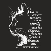 Cats Are Not Just Cats They Are Sanity T Shirt Ladies Fitted T-shirt | Artistshot