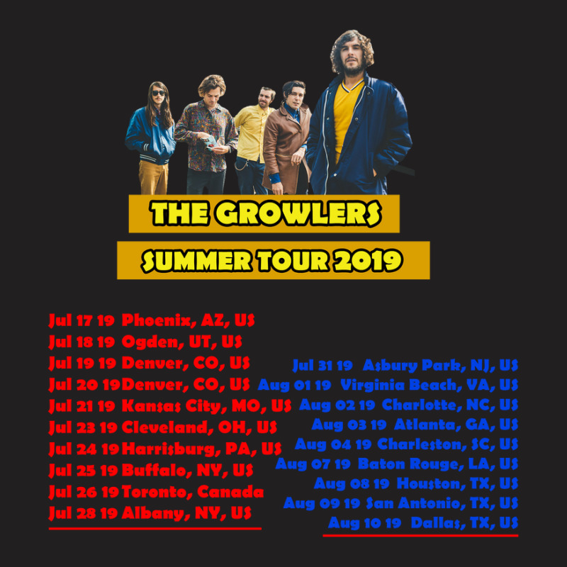 The Growlers Tour 2019 T-Shirt by vuadgera880817 | Artistshot