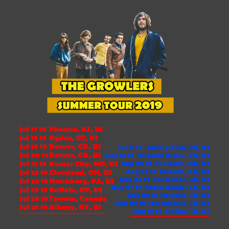 The Growlers Tour 2019 Vintage T-Shirt by vuadgera880817 | Artistshot