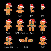 Xmas Cookies Santa Hat Fractions Math Teacher Christmas T Shirt Legging | Artistshot