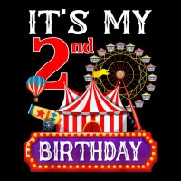 It's My 2nd Birthday Ringmaster Circus Theme Carnival Bday T Shirt Cropped Hoodie | Artistshot